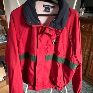 Nautica Red and Green Jacket